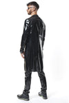 Herren Lack-Trenchcoat mit Taillenbetonung | Regnes Fetish Planet