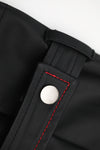 Herren Kunstleder Mantel mit Revers und Taillenbetonung | Regnes Fetish Planet