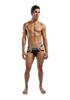 Jock mit Fischnetz & Ringen für Herren - Weiss/Schwarz_84931.jpg