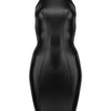 Sexy Powerwet Bleistiftkleid mit Metallring-Detail F160 | Noir Handmade