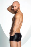 Sexy Extravaganter Short mit rotem Zipper schwarz_88885.jpg