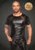 Sexy Herren T-Shirt aus Powerwetlook mit 3D Netzeinsätzen schwarz_88914.jpg