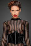 Sexy Klassisches Kleid aus weichem und elastischen Tüll schwarz_88773.jpg