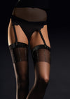 Sexy Strümpfe mit feinem Saum & glimmernden Schein - Schwarz_83022.jpg