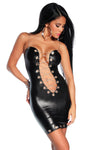 Sexy Wetlook-Kleid mit Kette - Kleider - Dresses_47432.jpg