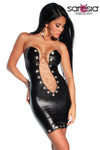 Sexy Wetlook-Kleid mit Kette - Kleider - Dresses_51885.jpg