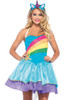 Kostüm - Regenbogen Einhorn | Leg Avenue