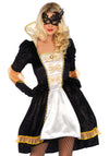 Kostüm - Ballkleid schwarz weiss gold | Leg Avenue