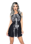 Kostüm - Sexy Skelettkleid schwarz | Leg Avenue