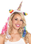 Kostümzubehör - Regenbogen Einhorn Haarreif | Leg Avenue