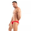 Bikini Slip Rot - Weicher Baumwoll-Mix mit Logo-Bund | TOF Paris