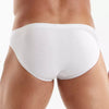 Bikini Slip Weiß - Weicher Cotton-Stretch, Logo-Bund | TOF Paris