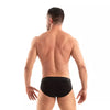 Slip Herren Schwarz, weicher Baumwollstoff & edler Jacquard-Bund | TOF Paris