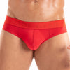 Slip Herren Rot - Weicher Baumwollstoff, Satin-Bund mit Logo | TOF Paris
