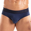 Slip Herren Marineblau - Weicher Baumwollkomfort mit Satin-Bund | TOF Paris
