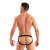 Jockstrap Herren Schwarz - Weicher Baumwollkomfort mit Jacquard-Bund | TOF Paris