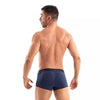 Boxershorts Herren Marineblau mit edlem Satinbund und Komfort | TOF Paris