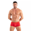 Boxershorts Herren - Weicher Baumwollmix mit Satin-Bund, Rot | TOF Paris