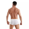Boxershorts mit Satinbund - Weicher Low-Rise Komfort, Weiß | TOF Paris