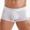 Boxershorts mit Satinbund - Weicher Low-Rise Komfort, Weiß | TOF Paris