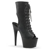 ADORE-1016 Plateau Stiefeletten Schwarz | Pleaser