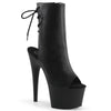 ADORE-1018 Plateau Stiefeletten Schwarz Matt | Pleaser