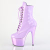 ADORE-1020 Plateau Stiefeletten Violett Chrome | Pleaser