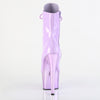 ADORE-1020 Plateau Stiefeletten Violett Chrome | Pleaser