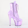 ADORE-1020 Plateau Stiefeletten Violett Chrome | Pleaser