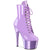 ADORE-1020 Plateau Stiefeletten Violett Chrome | Pleaser