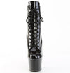 ADORE-1020BLG Plateau Stiefeletten Schwarz Lack | Pleaser