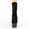 ADORE-1020FSMG Plateau Stiefeletten - Schwarz | Pleaser