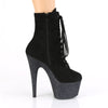 ADORE-1020FSMG Plateau Stiefeletten - Schwarz | Pleaser