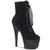 ADORE-1020FSMG Plateau Stiefeletten - Schwarz | Pleaser