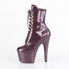 ADORE-1020GP Plateau Stiefeletten Violett/Lila Glitzer | Pleaser