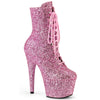 ADORE-1020GWR Plateau Stiefeletten - Pink glänzend | Pleaser