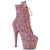ADORE-1020GWR - Plateau Stiefeletten - Pink Glitzer | Pleaser