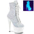 ADORE-1020LG Plateau Stiefeletten Neon Weiß UV | Pleaser