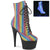 ADORE-1020REFL-02 Plateau Stiefeletten - Regenbogen Effekt | Pleaser
