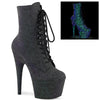 ADORE-1020REFL Plateau Heels - Grün/Lila | Pleaser