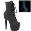 ADORE-1020REFL Plateau Heels - Grün/Lila | Pleaser