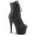 ADORE-1020RS Plateau Stiefeletten Schwarz Glitzer | Pleaser