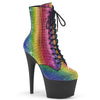 ADORE-1020RS Plateau Stiefeletten - Mehrfarbig | Pleaser