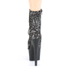 ADORE-1020SPLAT Plateau Stiefeletten - Schwarz Holo | Pleaser