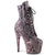 ADORE-1020SPWR Plateau Stiefeletten - Rosa Schlangenmuster | Pleaser