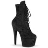 ADORE-1020WR Plateau Stiefelette Schwarz | Pleaser