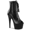 ADORE-1021 Plateau Stiefeletten Schwarz Matt | Pleaser
