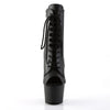ADORE-1021 Plateau Stiefeletten Schwarz | Pleaser