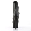 ADORE-1021 Plateau Stiefeletten Schwarz | Pleaser
