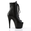 ADORE-1021 Plateau Stiefeletten Schwarz | Pleaser